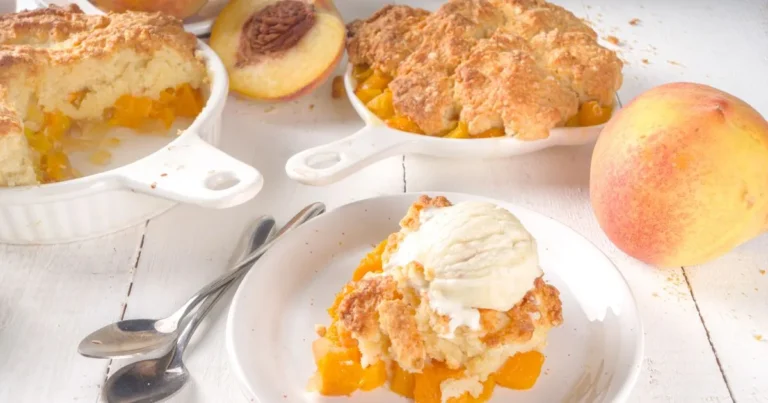 peach cobbler with cake mix