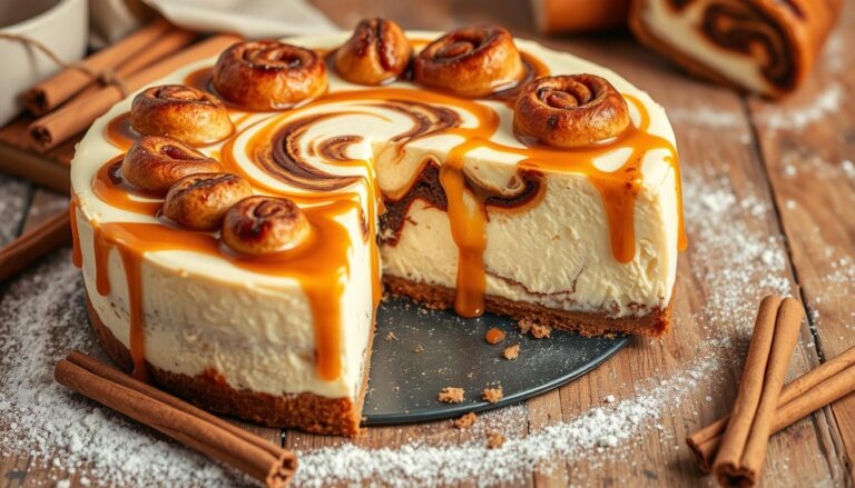 cinnamon roll cheesecake