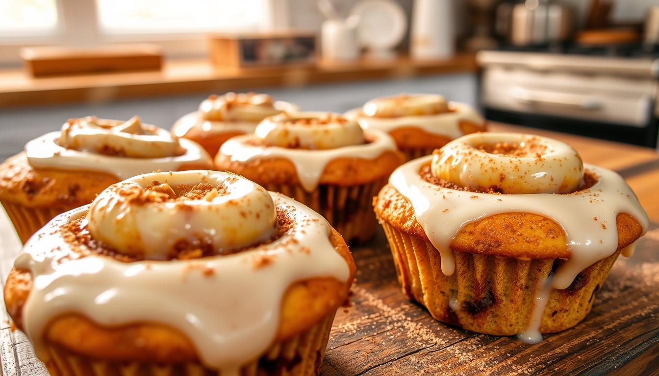 cinnamon roll muffins