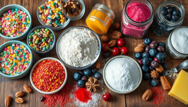 colorful ingredients in some cookie recipes​