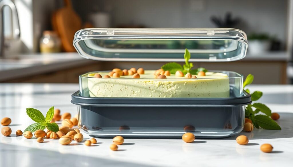 easy pistachio cheesecake storage