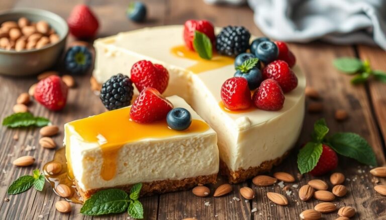 Creamy Greek Yogurt Cheesecake with Protein