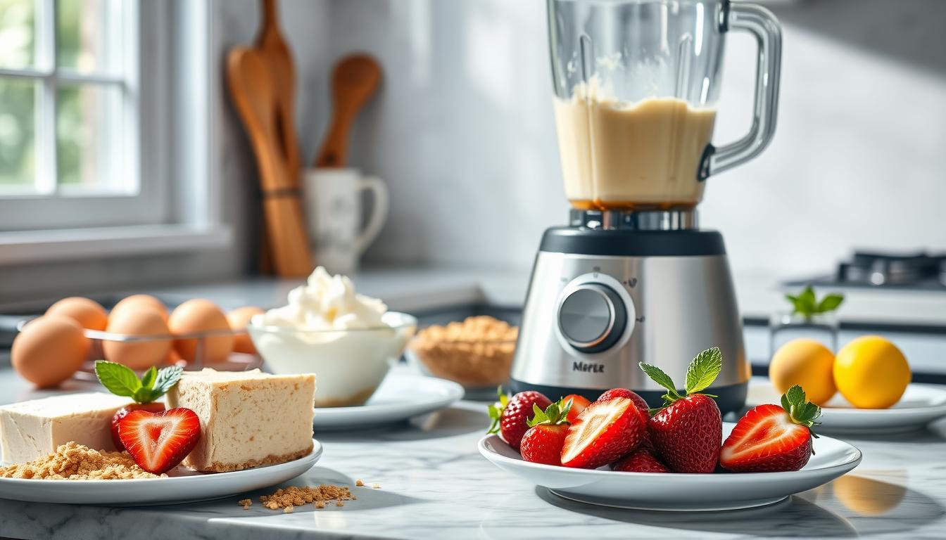 new york cheesecake recipe made in blender recipe​