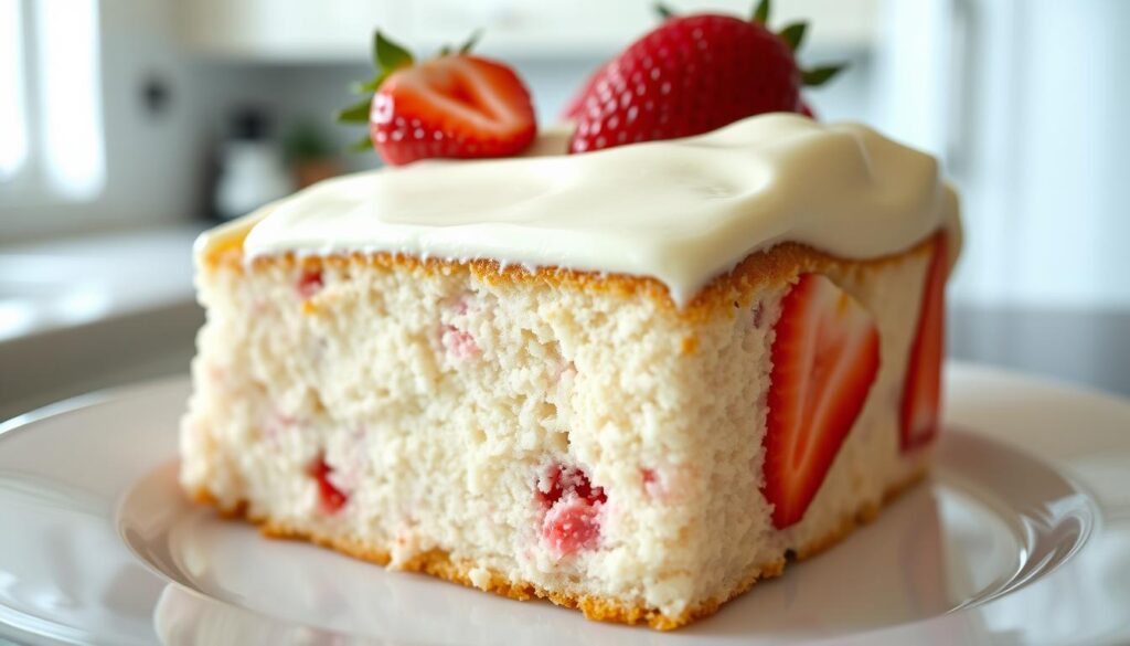 strawberry cream cheese cake texture