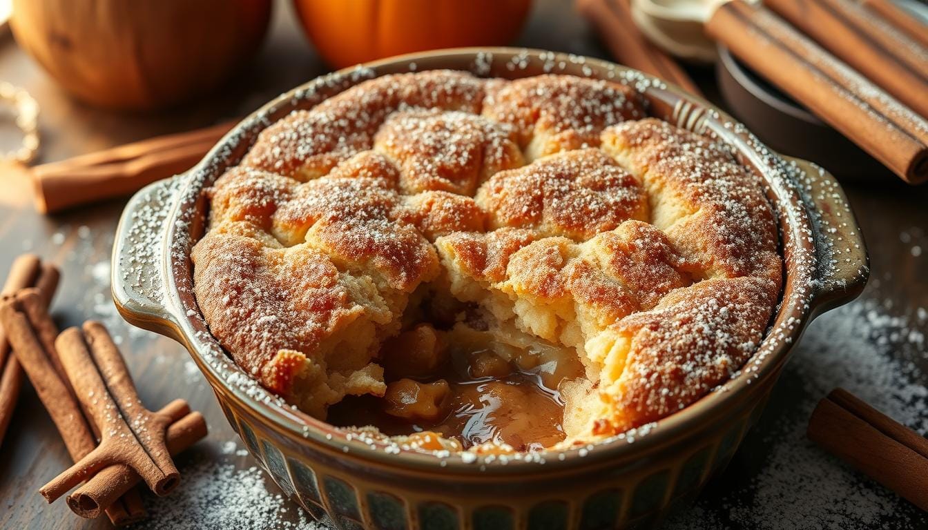 snickerdoodle cream cheese cobbler