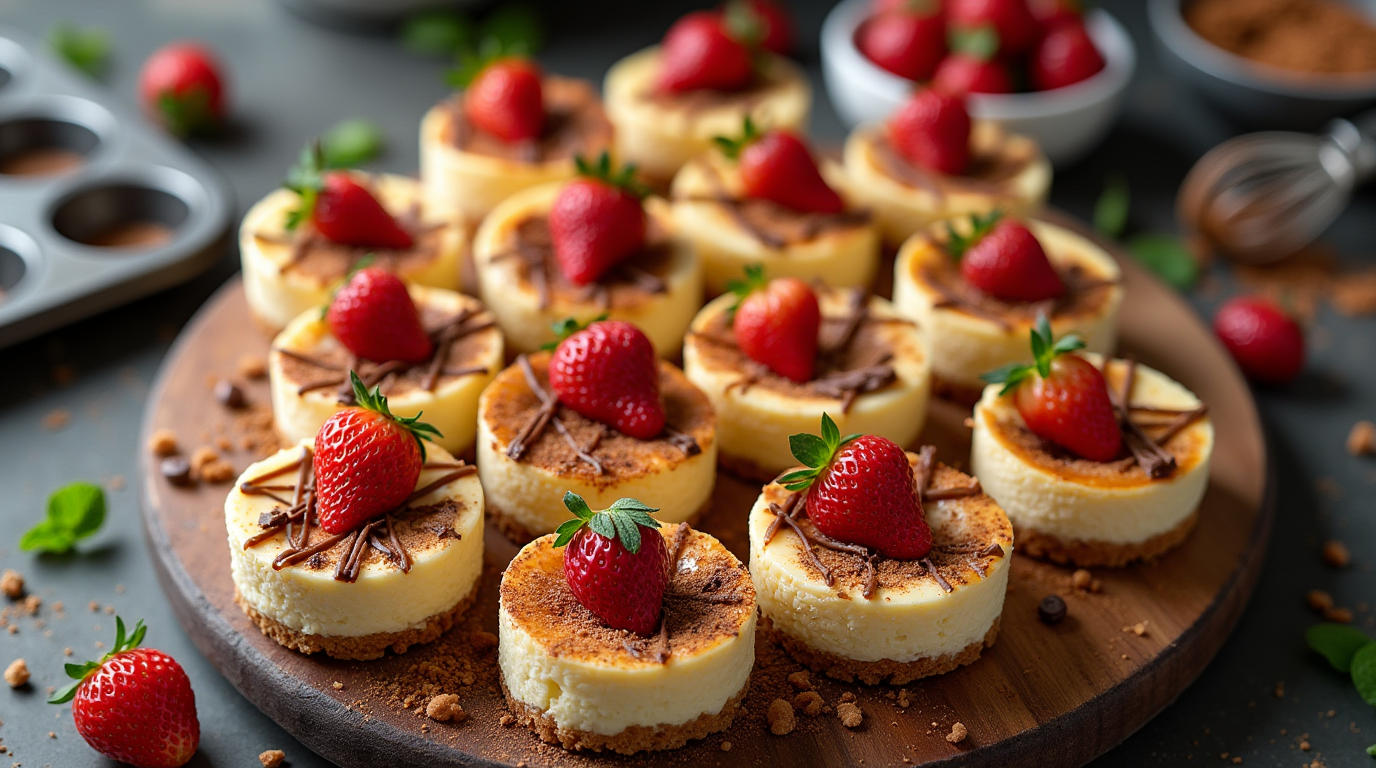 mini cheesecake