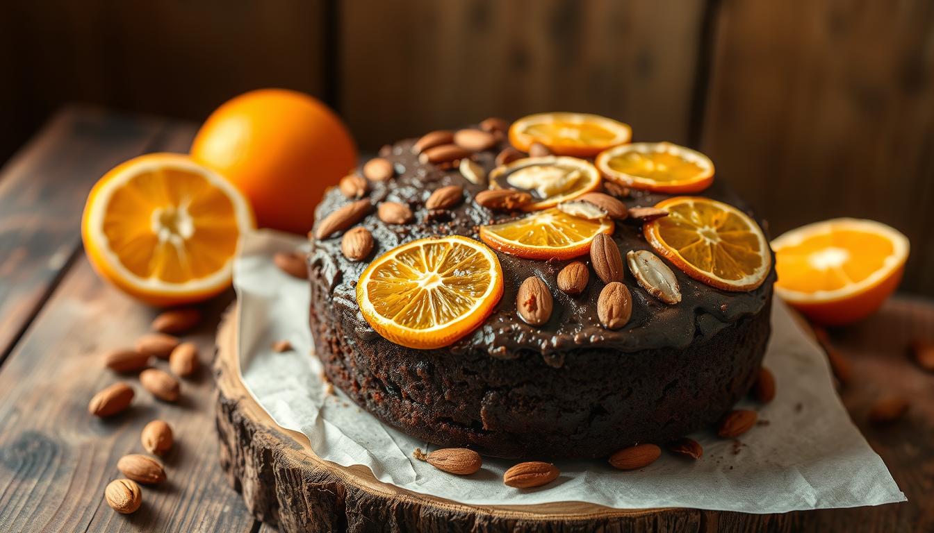 chocolate almond cake recipe